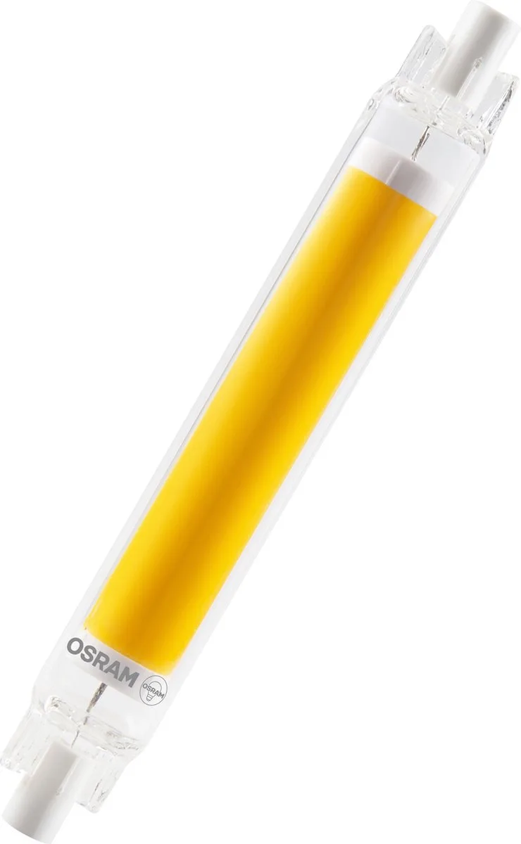 LED Slim Line R7S LED R7S 118mm Helder 8W 806lm - 827 Zeer Warm Wit | Vervangt 60W van Osram – productfoto