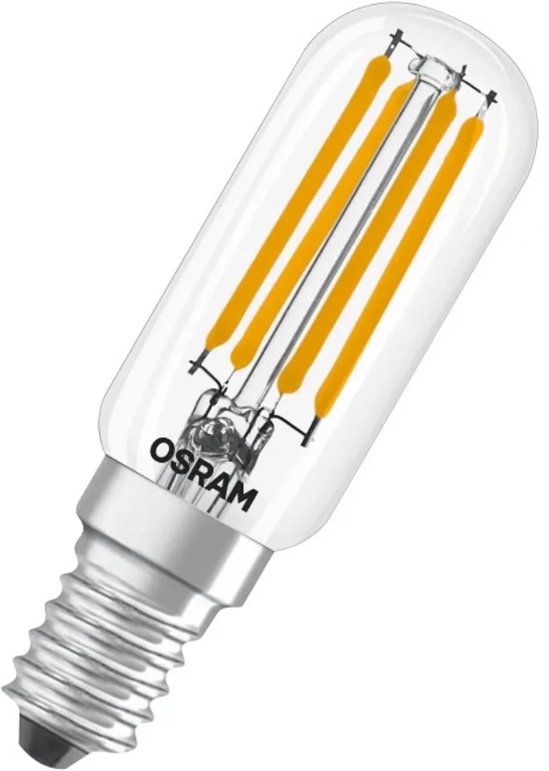 LED Special E14 Tubular Lamp T26 Filament Helder 6.5W 730lm - 827 Zeer Warm Wit | Dimbaar - Vervangt 55W by Osram – product photo