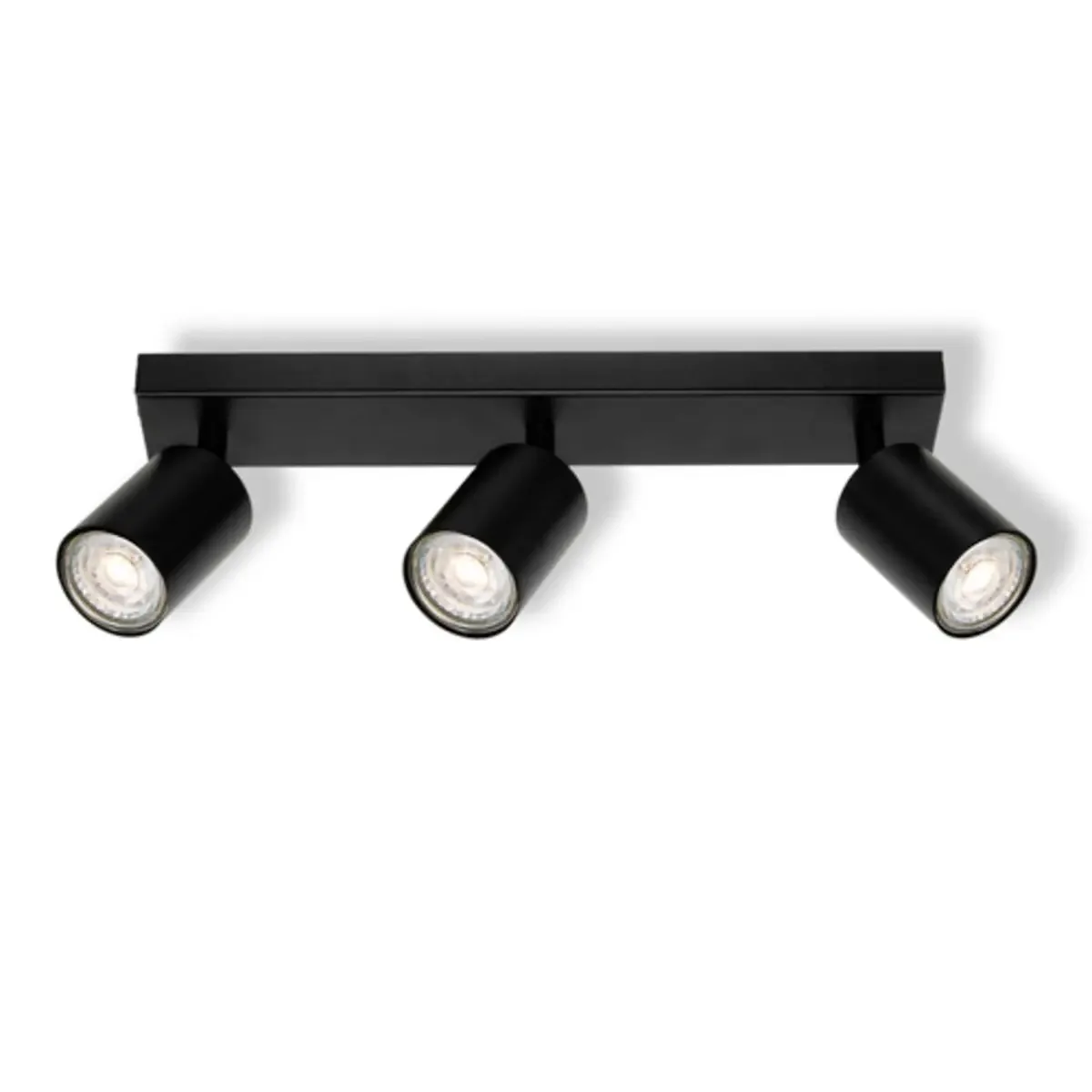 LED SPOT ELEMENTAL BLACK 3XGU10 BLACK 4099854587566 Deckenstrahler LED-Reflektorlampe GU10 Schwarz de Osram – photo produit