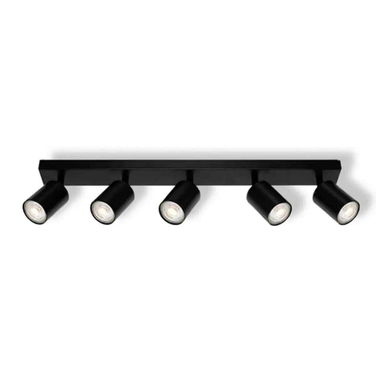 LED SPOT ELEMENTAL BLACK 5XGU10 BLACK 4099854587603 Deckenstrahler LED-Reflektorlampe GU10 Schwarz de Osram – photo produit