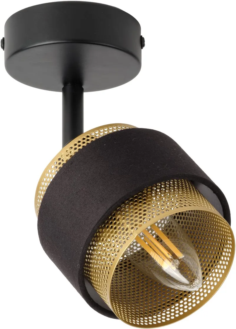 LED Spot Hornet 1X2.8W 827 E14 Zwart, dimbaar, warm wit (2700 K), verstelbare lampkop, E14-fitting, OSRAM LED-lamp inbegrepen von Osram – Produktfoto