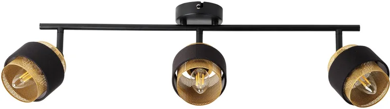 LED Spot Hornet 3X2.8W 827 E14 Zwart, dimbaar, warm wit (2700 K), 3 verstelbare lampkoppen, E14-fittingen, OSRAM LED-lampen inbegrepen fra Osram – produktbillede