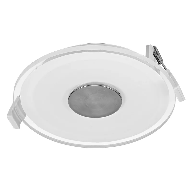LED Spot Inbouwspot Acryl Mat 6W 827 Wit, Plafondspot 210lm warm wit 2700K, Modern Design 120mm, IP20 von Osram in Weiß – Produktfoto