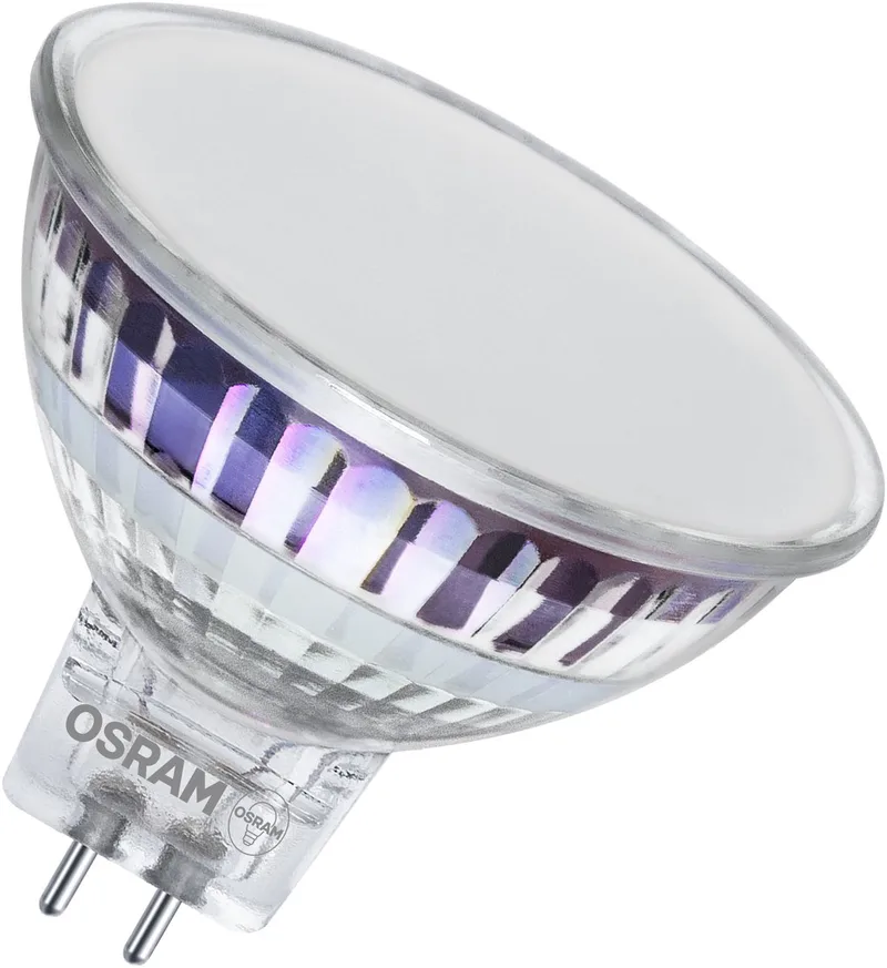 LED Spotlamp Star MR16 5,3W 827, 2700K warm wit, GU5.3, 120°, 630 lm, lage spanning, geen opwarmtijd fra Osram – produktbillede
