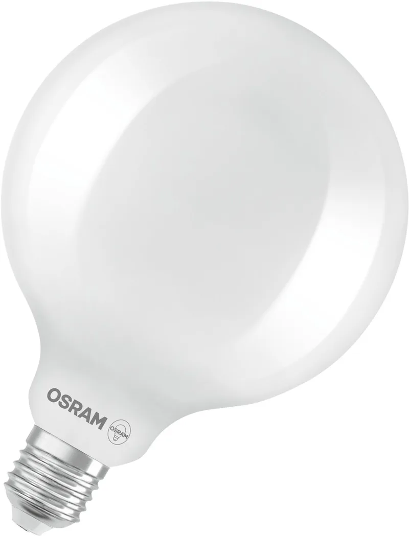 LED Star Globe125 150 Filament in G125-vorm, LED-lamp, loodvrij glas, mat, 17 W, (ex 150 W), 2452 lm, koel wit, 6500 K, 15000 u, CRI 80 by Osram – product photo