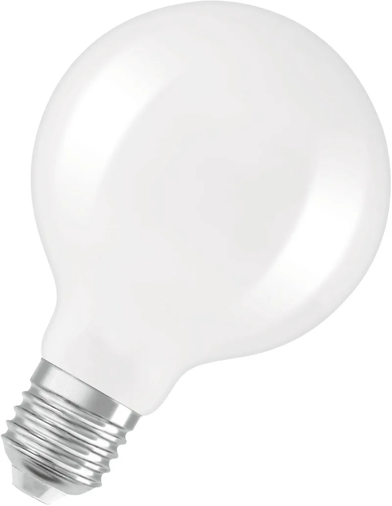 LED Superstar Globe 95 60 Filament DIM in bolvorm, LED-lamp, loodvrij glas, mat, 5,9 W, (ex 60 W), 806 lm, warm wit, 2700 K, dimbaar, 25000 u, CRI 80 by Osram – product photo