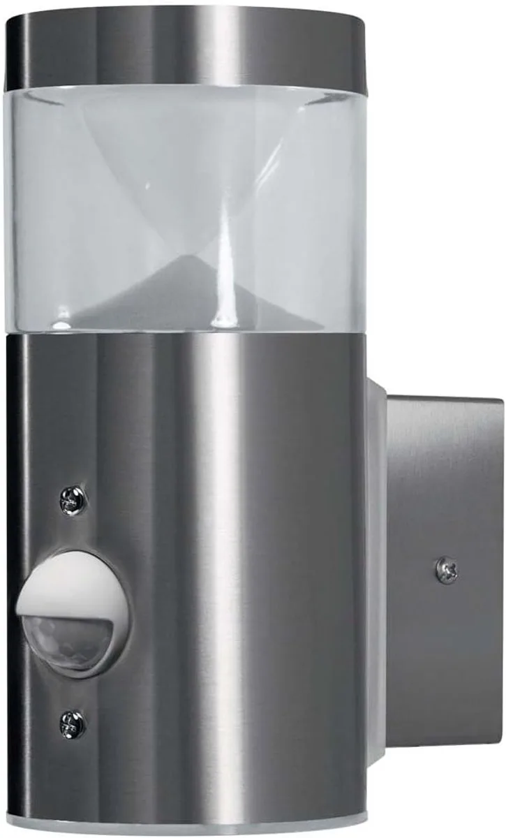 LED wand- en plafondlamp, lamp voor buitentoepassingen, warm wit, geïntegreerde daglicht- en bewegingssensor, Endura Style Mini Wall Sens de Osram – photo produit