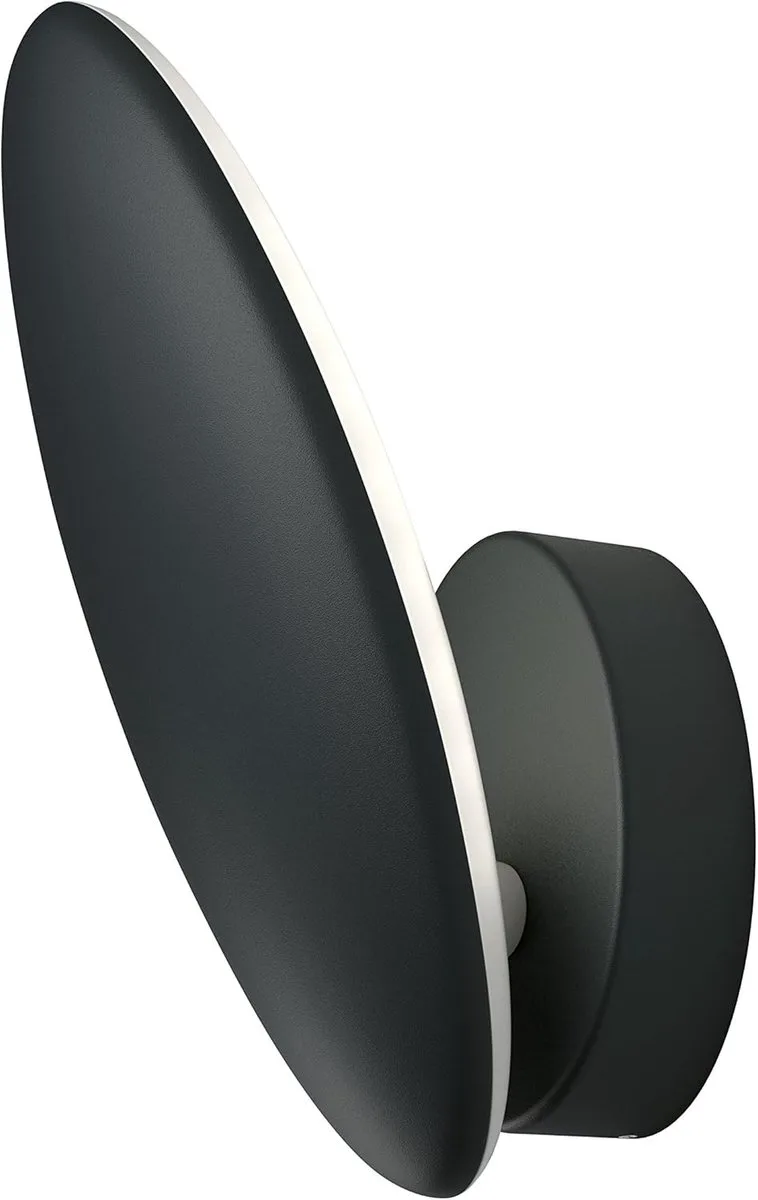 LED wand- en plafondlamp, lamp voor buitentoepassingen, warm wit, 163,0 mm x 100,0 mm x 268,0 mm, Endura Style Wallwasher från Osram i Grå – produktbild