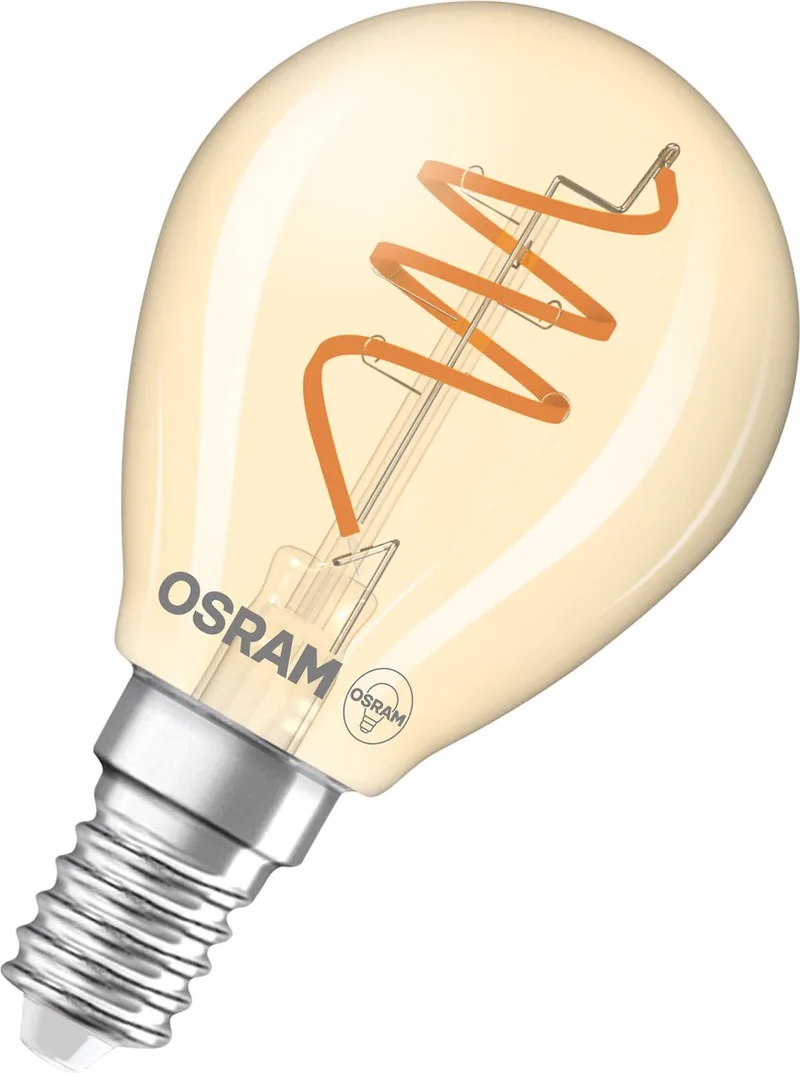 Ledvance 1906 Classic P 40, 4.9W, E14, Goud, Vintage-LED, 4058075836563 de Osram – photo produit
