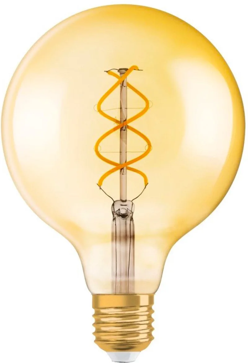 Ledvance - LED Lamp - E27 - Filament - 4W 300lm - 2000K Extra Warm Wit Licht | Vintage 1906 Globe 28 de Osram – photo produit