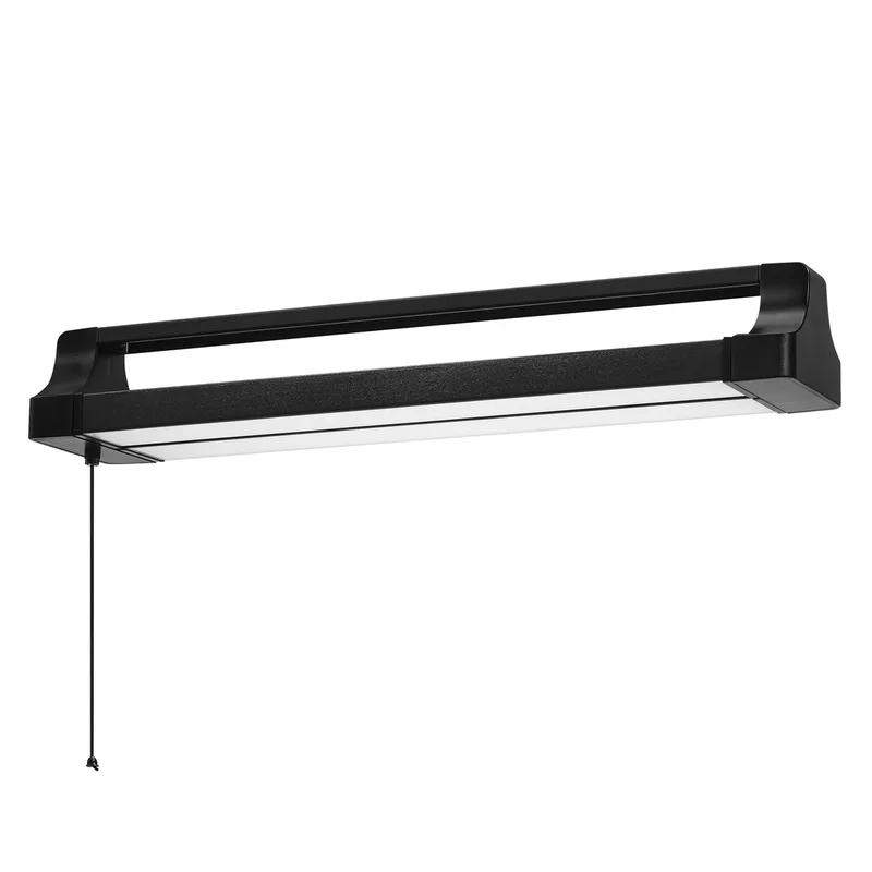 Office Line Dubbel Draaibare LED werkpleklamp, 24W, 2700lm, concentratieverhogende koudwitte lichtkleur, draaibare body, long life, IP20, 4000K. van Osram in Zwart – productfoto