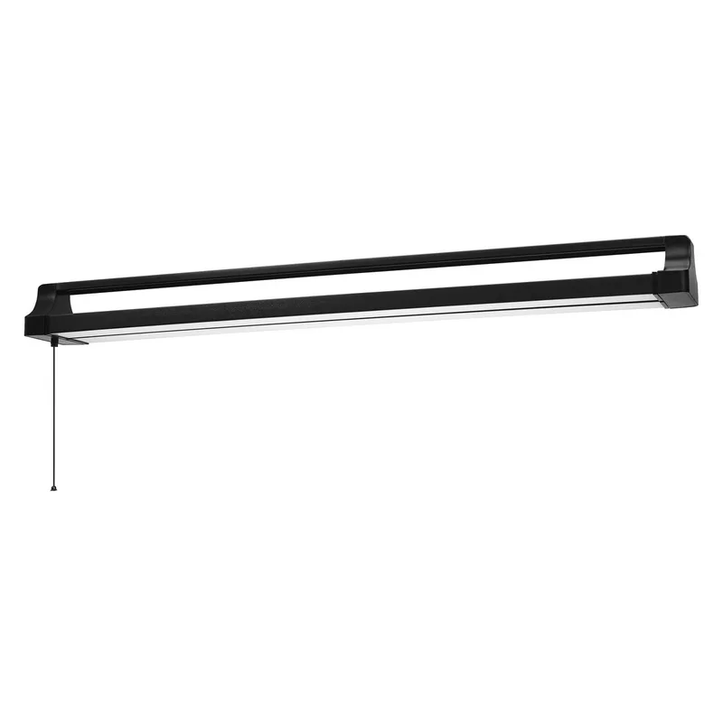 OFFICE LINE kantoorplafondlamp in met draaibaar lichtlichaam en trekschakelaar, 1,1 m lang, 42 W / 4000 lm, koud wit (4000 K) voor het verlichten van kantoren tot 30 m², IP20. från Osram i Svart – produktbild