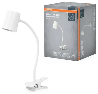 HOMELIGHTING Office Line Desk Trapezium Clip GU10 White 4099854464430 Klemmleuchte GU10 Weiß von Osram – Produktfoto 3 von 3