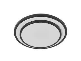 ORBIS BERLIN LED plafondlamp 300mm, 16W, 2000lm, warm witte lichtkleur, zeer homogene lichtverdeling, long life, niet vervangbare LED module, rond, IP20, 3000K. fra Osram i Sort – produktbillede 3 af 4
