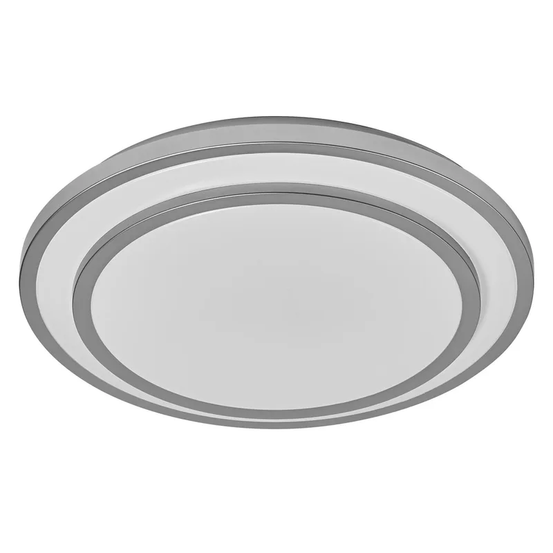ORBIS BERLIN LED plafondlamp 490mm, 36W, 4150lm, warm witte lichtkleur, zeer homogene lichtverdeling, long life, niet-vervangbare LED module, rond, IP20, 3000K. de Osram en Argent – photo produit