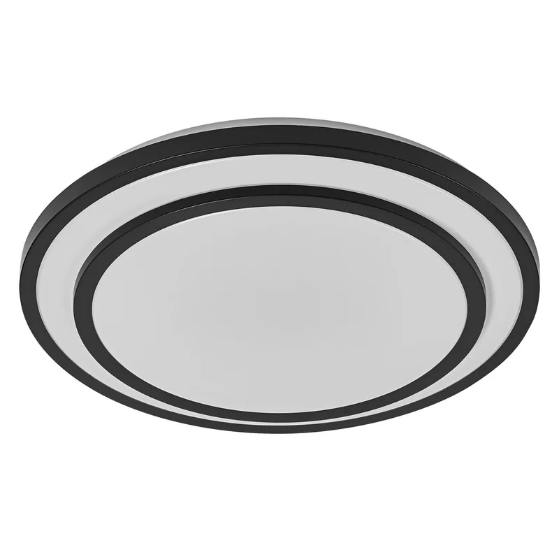 ORBIS BERLIN LED plafondlamp 490mm, 36W, 4150lm, warmwitte lichtkleur, zeer homogene lichtverdeling, long life, niet-vervangbare LED module, rond, IP20, 3000K. från Osram i Svart – produktbild