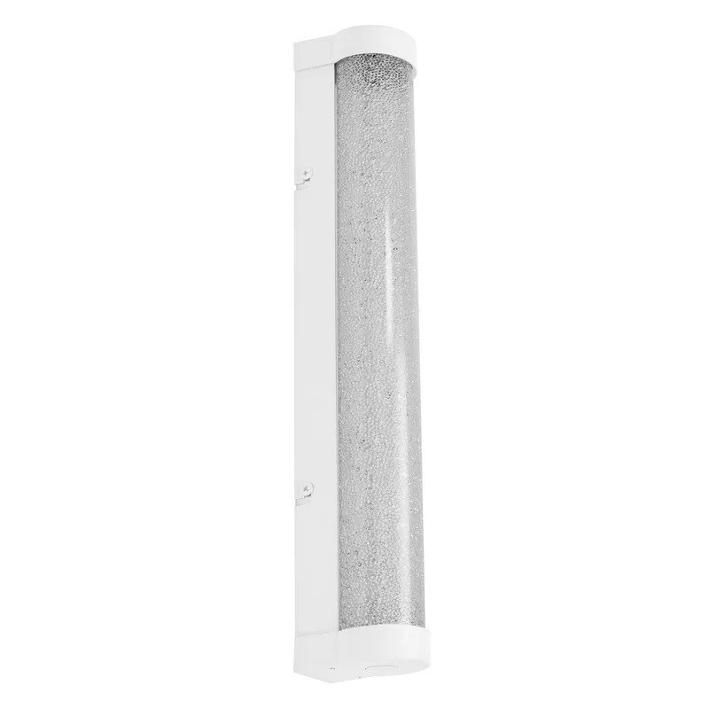 ORBIS Buisspiegel-/wandlamp met LED, glas met bubbeleffect, 9W, 900lm, dimbaar, 3000/4000K verstelbaar via wandschakelaar, 40cm diameter, IP44 bescherming tegen vreemde voorwerpen/spatwater von Osram in Weiß – Produktfoto
