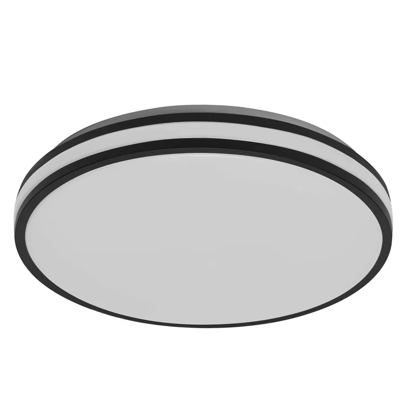 ORBIS Caleb LED Plafondlamp 385mm, 24W, 3000K warm wit, Metaal met Kunststof ring, IP20 fra Osram i Sort – produktbillede