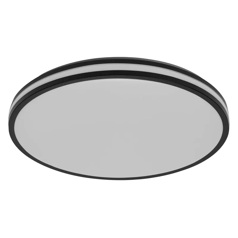 ORBIS Caleb LED Plafondlamp 490mm, 36W, 3000K warm wit, Metaal met Kunststof ring, IP20 fra Osram i Sort – produktbillede