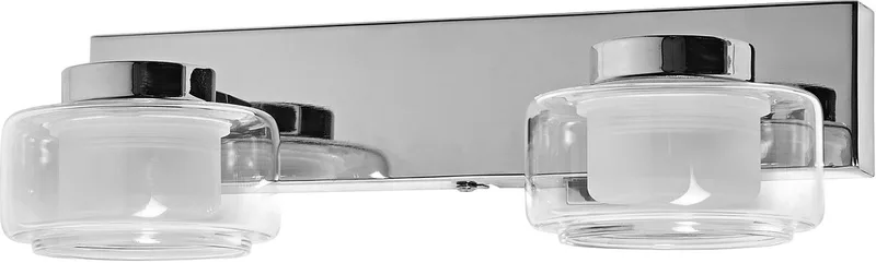 ORBIS Flame wand- en plafondlamp met LED, 11W, 700lm, 3000/4000K, kleurtemperatuur instelbaar via wandschakelaar (koud wit/warm wit), IP44 bescherming tegen vreemde voorwerpen en spatwater de Osram en Chrome – photo produit