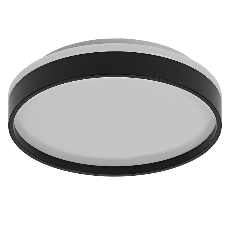 ORBIS Gisela LED Plafondlamp 300mm, 16W, 3000K warm wit, Metaal met Kunststof ring, IP20 de Osram en Noir – photo produit