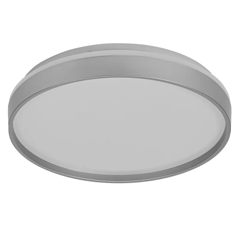 ORBIS Gisela LED Plafondlamp 385mm, 24W, 3000K warm wit, Metaal met Kunststof ring, IP20 de Osram en Argent – photo produit
