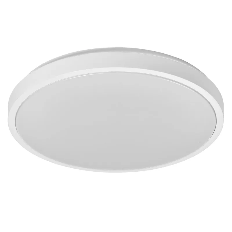 ORBIS LONDON LED plafondlamp 480mm, 36W, 4150lm, warmwitte lichtkleur, zeer homogene lichtverdeling, long life, niet-vervangbare LED module, rond, IP20, 3000K. de Osram en Blanc – photo produit