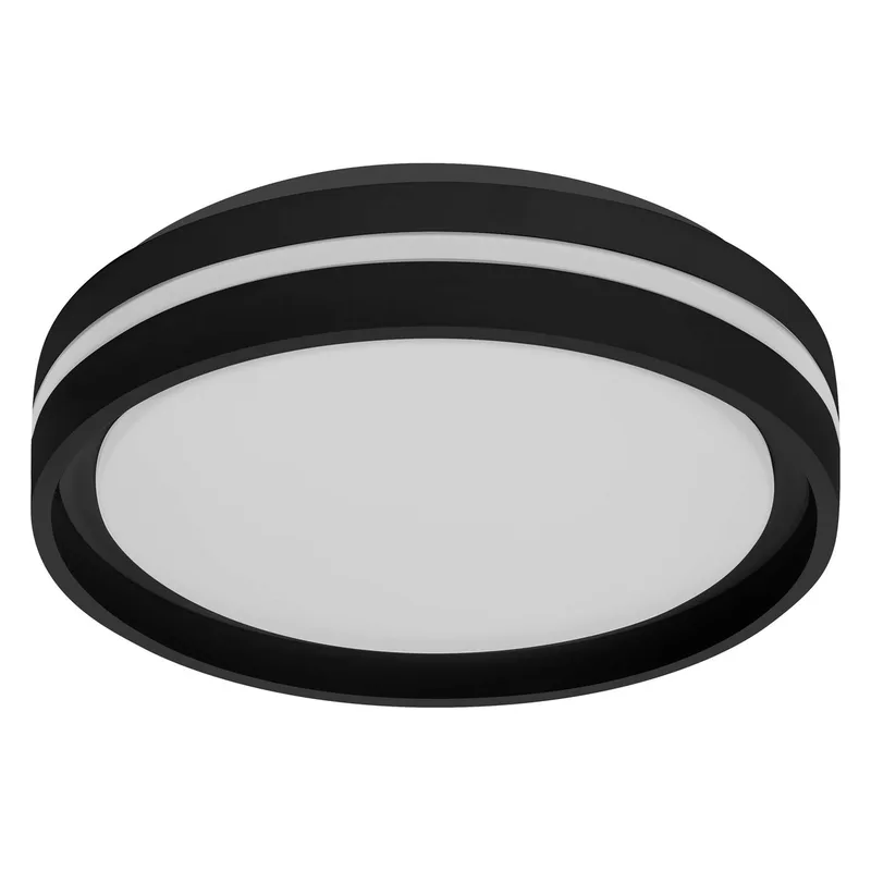 Orbis Noemi LED Plafondlamp 285mm, 3000K warm wit, 3-staps dimbaar, Click-DIM, IP20 fra Osram i Sort – produktbillede