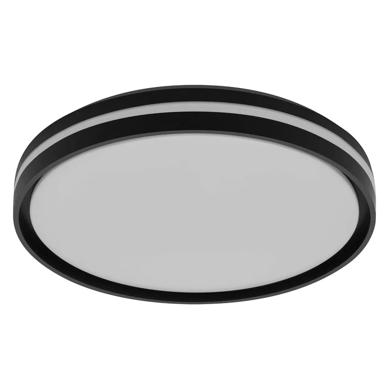 ORBIS Noemi LED Plafondlamp 480mm, 36W, 3000K warm wit, Click-DIM, Metaal met Plastic ring von Osram in Schwarz – Produktfoto