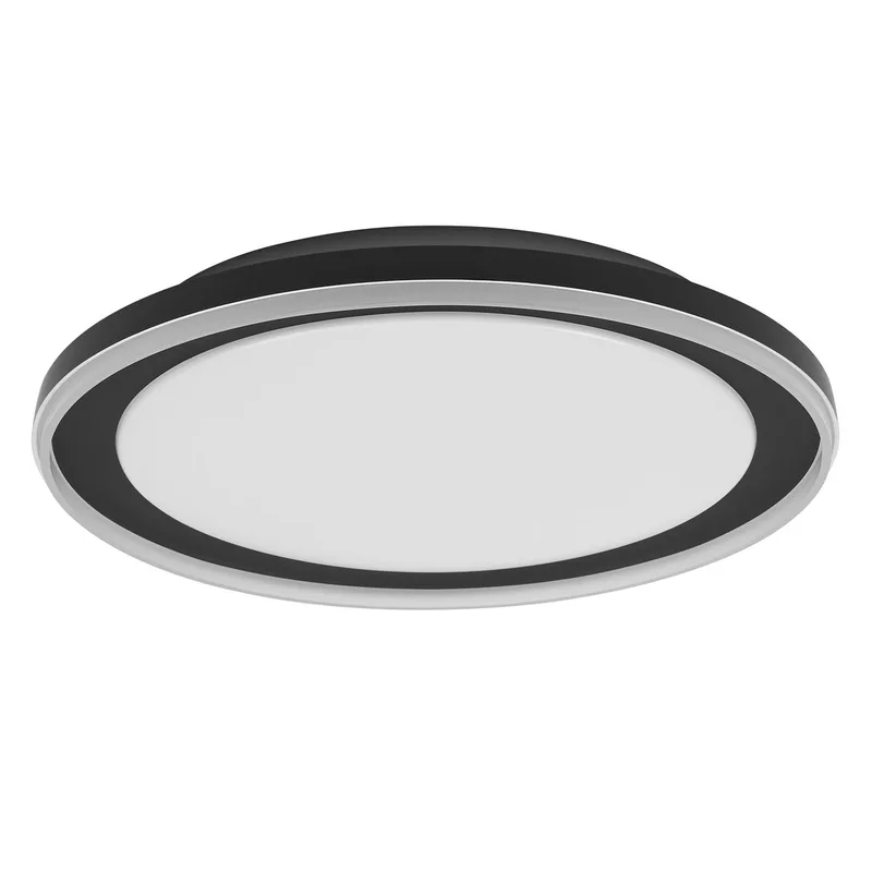 HOMELIGHTING 4099854449765 Orbis Pederson 450MM 24W 830 Black Deckenleuchte LED 24 W Schwarz von Osram in Schwarz – Produktfoto