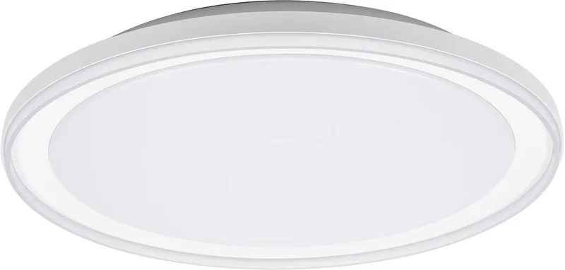 ORBIS Pederson LED plafondlamp met kunststof ring, wit, 24W, 1450lm, 3000K, 830 vriendelijk warm wit, 450mm diameter, IP20 bescherming, inclusief montageschroeven en pluggen fra Osram i Hvid – produktbillede