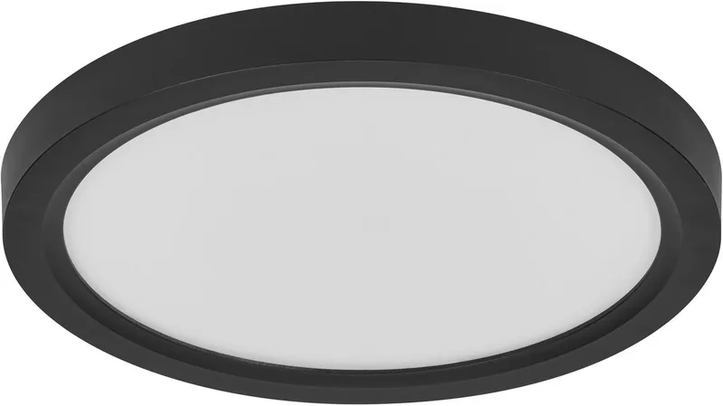 Orbis Quickfix 195mm LED Plafondlamp, 16W, 3000K Warm wit, 1200lm, Click-DIM, Kunststof/Metaal de Osram en Noir – photo produit