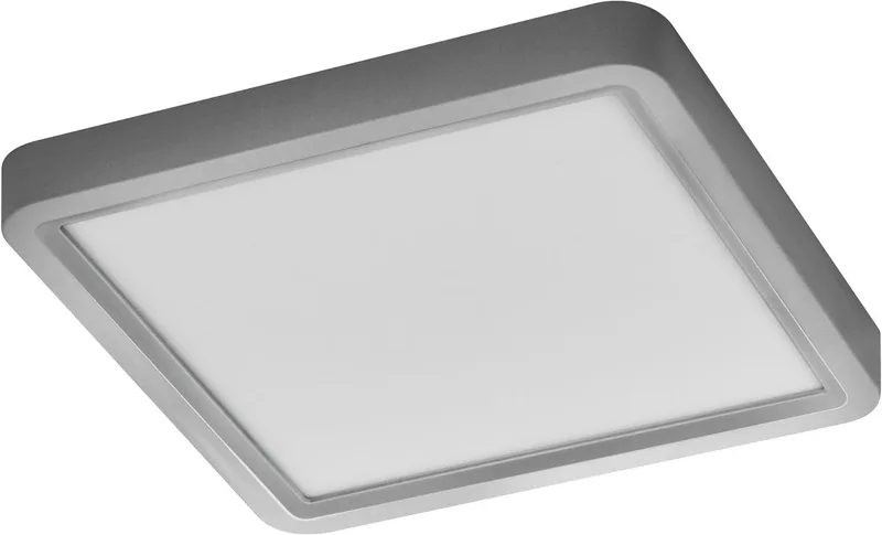 ORBIS Quickfix 195x195mm LED Plafondlamp, 16W, 3000K warm wit, 1200lm, Click-DIM, Zilver, Kunststof/Metaal de Osram en Noir – photo produit