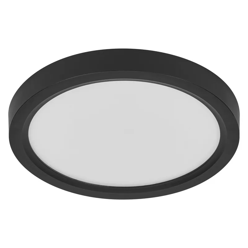 ORBIS Quickfix 320mm LED Plafondlamp, 24W, 3000K warm wit, 2500lm, Click-DIM, Kunststof/Metaal van Osram in Zwart – productfoto