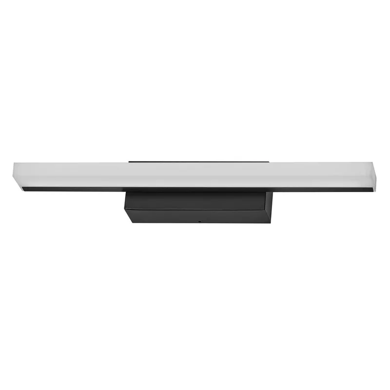 Orbis Spiegellamp in 40 cm, aluminium behuizing, 6,8 W, 650 lm, IP44 beschermingsklasse, kleurtemperatuur instelbaar via Click CCT (4000 K en 3000 K), traploos dimbaar via aanraakbediening fra Osram i Sort – produktbillede