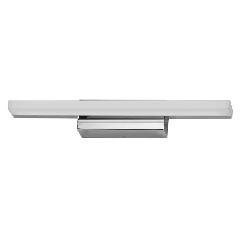 ORBIS Spiegelspiegellamp met LED, 6,8W, 650lm, 3000/4000K, met Click CCT dimbaar door op de wandschakelaar te drukken, 40 cm diameter, IP44 bescherming tegen vreemde voorwerpen en spatwater de Osram en Chrome – photo produit
