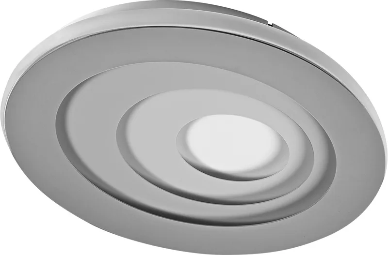 Orbis Spiral LED plafondlamp Ovaal 360mm Click-Dim 25W 3000K Warm Wit, CRI80, Metalen behuizing von Osram in Grau – Produktfoto