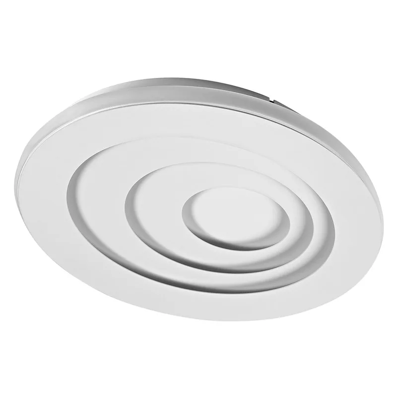 ORBIS SPIRAL OVAL LED plafondlamp 360mm, 27W, 2400lm, lichtkleur warmwit, effectieve indirecte lichtverdeling, long life, LED module, ovaal, IP20, 3000K. de Osram en Blanc – photo produit