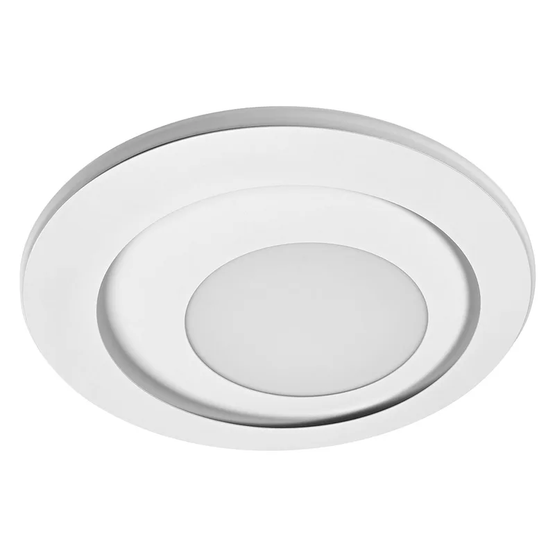 ORBIS SPIRAL RD CL LED plafondlamp 400mm, 27W, 3000lm, lichtkleur warmwit, effectieve indirecte en directe lichtverdeling, long life, rond, IP20, 3000K. de Osram en Blanc – photo produit