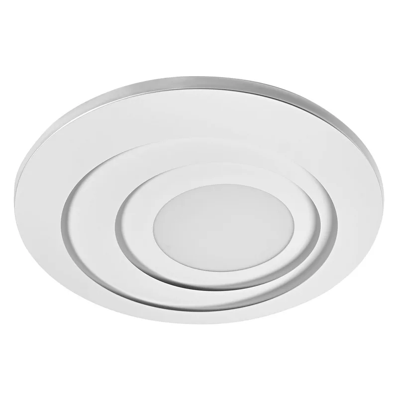 ORBIS SPIRAL RD CL LED plafondlamp 505mm, 42W, 4000lm, lichtkleur warmwit, effectieve indirecte en directe lichtverdeling, long life, rond, IP20, 3000K. de Osram en Blanc – photo produit