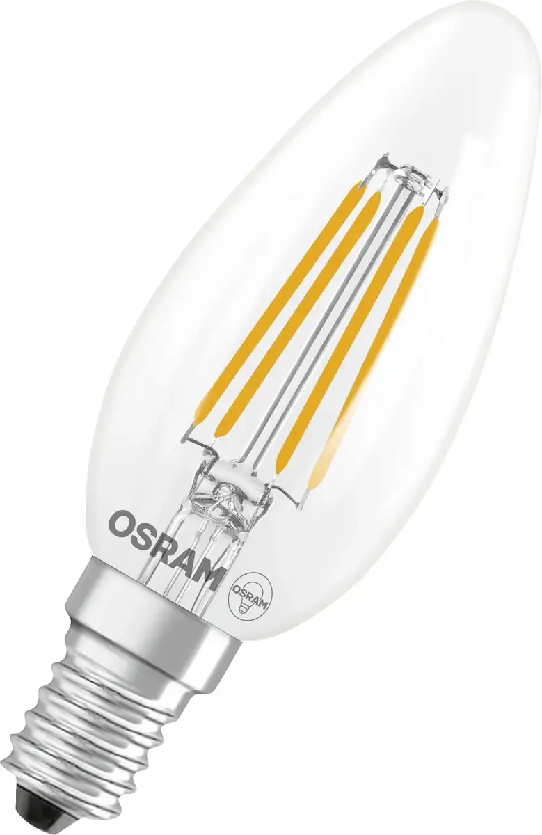 OSRAM 4058075654471 LED CEE D (A - G) E14 forme de flamme 5.9 W = 60 W blanc chaud à intensité variable, à filament 1 pc(s) de Osram – photo produit