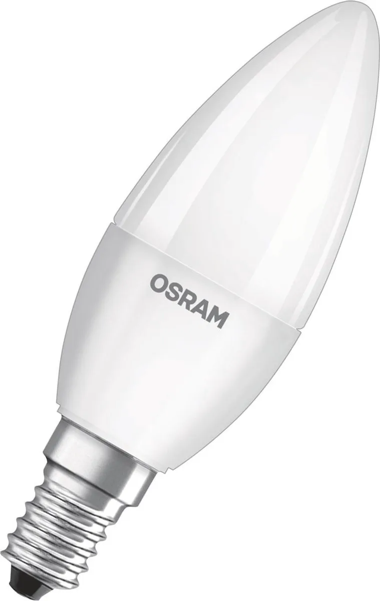 OSRAM 4058075819467 LED-lamp Energielabel E (A - G) E27 Peer 9 W = 60 W Warmwit (Ø x l) 60 mm x 110 mm 4 stuk(s) fra Osram – produktbillede