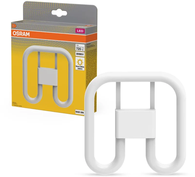 HOMELIGHTING 4058075822894 LED CEE F (A - G) GR8 culot à ergots 7 W = 16 W blanc chaud (Ø x H) 134 mm x 134 mm 1 pc(s) de Osram – photo produit