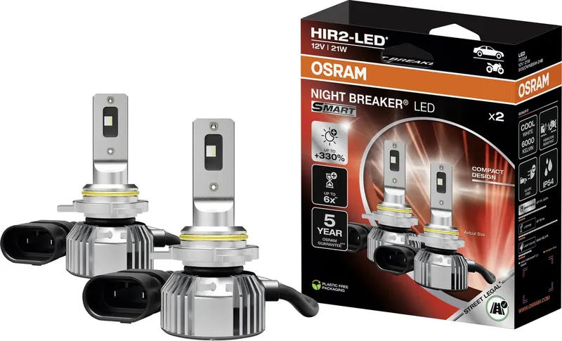 OSRAM 9012DWNBSM-2HB LED-pærer Night Breaker® LED HIR2 fra Osram – produktbillede