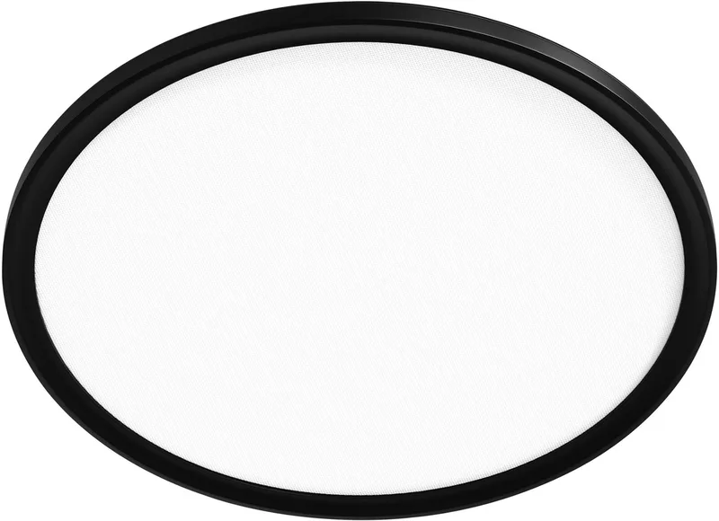 plafondlamp 3000 K / 4000 K / 6000 K, warm wit, 1700 lm, 22 W, 42 cm Ø, polypropyleen (PP), 90° stralingshoek von Osram in Schwarz – Produktfoto