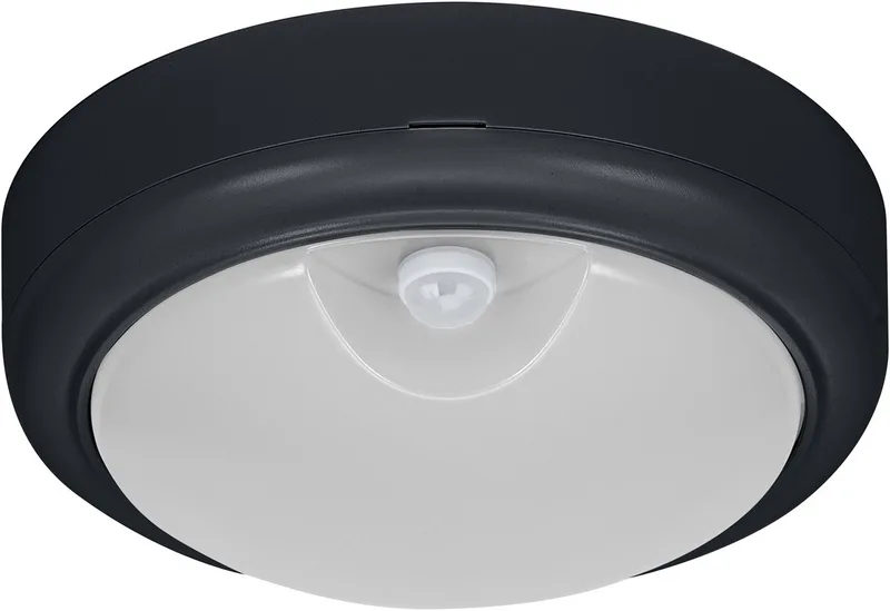 plafondlamp 3000 K / 4000 K / 6500 K, warmwit, 1200 lm, 15 W, 18 cm Ø, polycarbonaat (PC), levensduur 25.000 uur, 220-240 V by Osram in Black – product photo