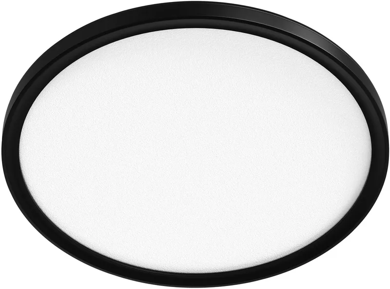 plafondlamp 3000 K / 4000 K, warm wit, 1350 lm, 18 W, 29,3 cm Ø, polypropyleen (PP), 120° stralingshoek fra Osram i Sort – produktbillede
