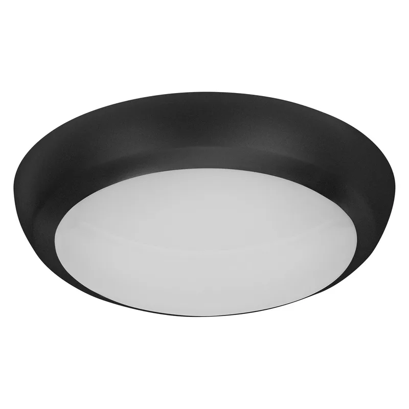 plafondlamp 4000 K, koelwit, 1400 lm, 16 W, 32,5 cm Ø, polycarbonaat (PC), stralingshoek 120°, levensduur 54.000 uur de Osram en Noir – photo produit