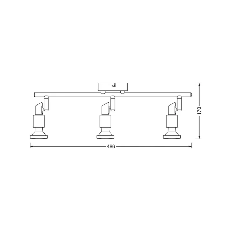 HOMELIGHTING 4099854473562 LED-reflektorlampa-lamp GU10 Reflektor 1 st från Osram i Silver – produktbild