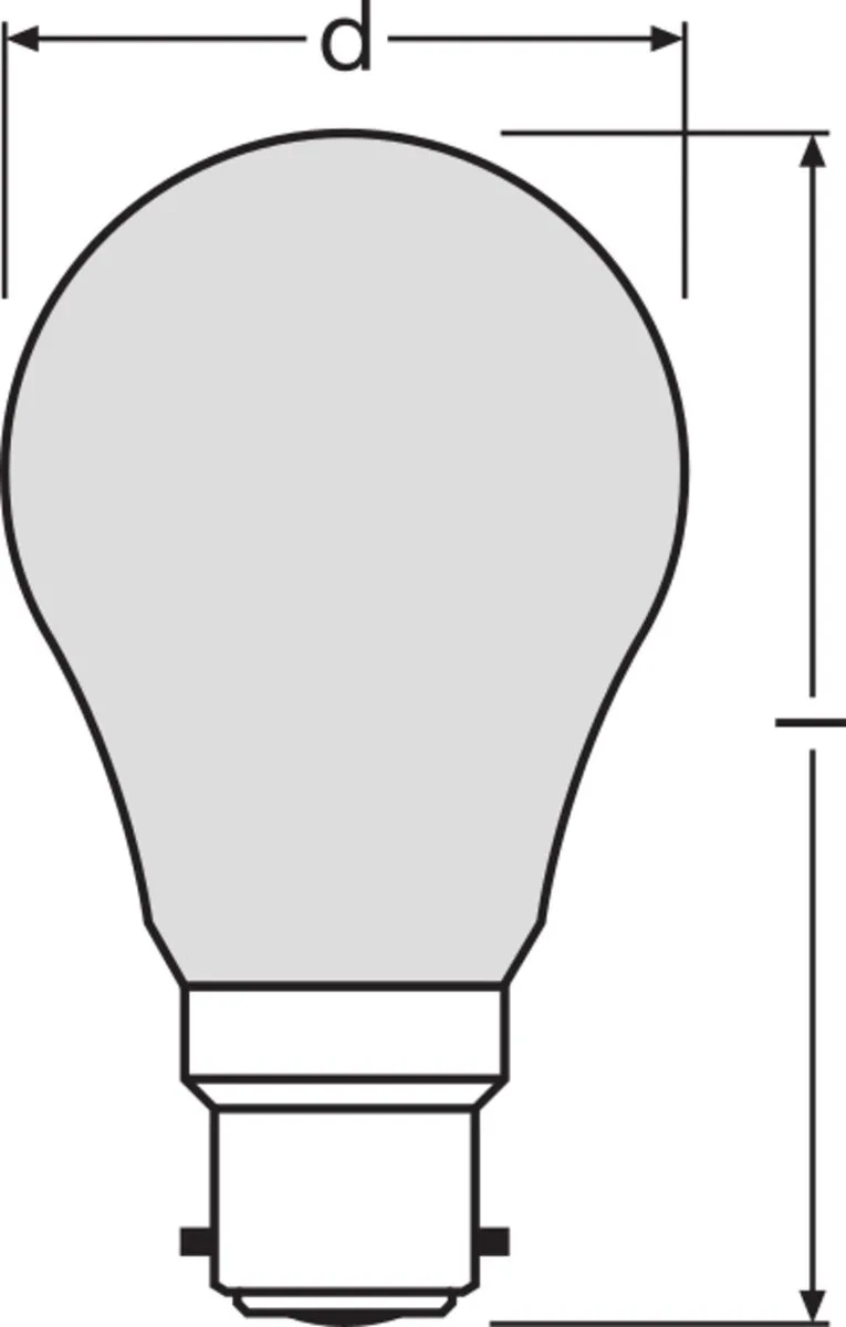 Retrofit Classic LED B22d Peer Mat 11W 1521lm - 827 Zeer Warm Wit | Dimbaar - Vervangt 100W fra Osram – produktbillede